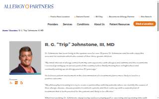 R. G. �Trip� Johnstone III III, MD website