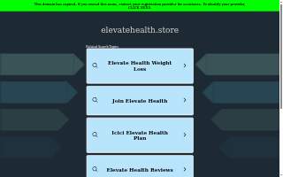 Elevate Health website