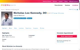 Nicholas Lee Kennedy, DO website