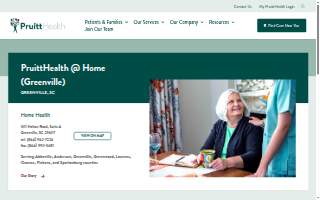 PruittHealth @ Home (Greenville) website
