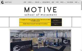 MOTIVE School of Movement website