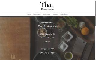 Thai Restaurant website