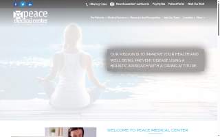 Peace Medical Center website