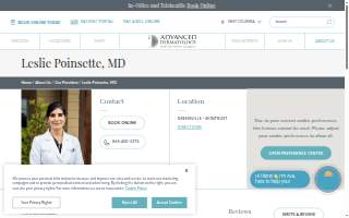 Leslie Poinsette, MD website