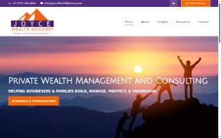 Joyce Wealth Advisory website
