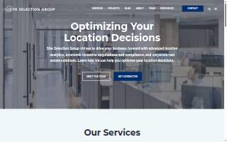 Site Selection Group, LLC website