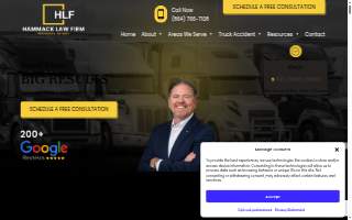 Hammack Law Firm website