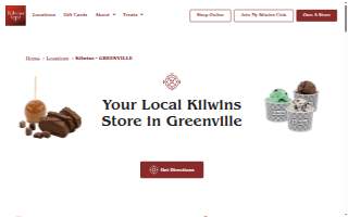 Kilwins Ice Cream - Chocolate - Fudge of Greenville website
