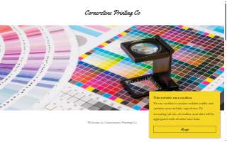 Cornerstone Printing Co website