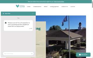 Viva Senior Living at Easley website
