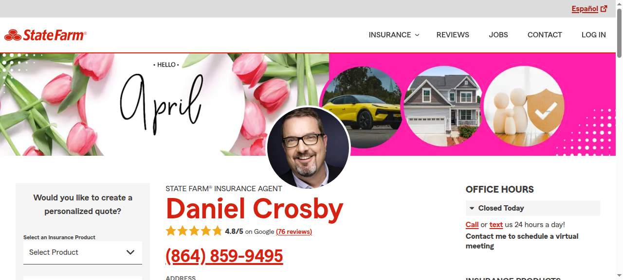 Michael Robson - State Farm Insurance Agent website