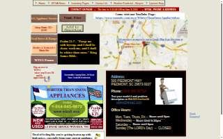 Whiter Than Snow Appliances website