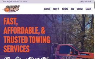 Tiger Paw Towing website