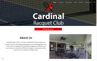 Cardinal Racquet Club website