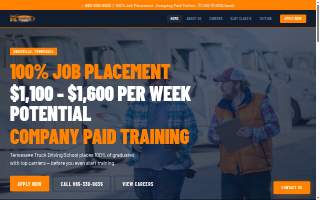Tennessee Truck Driving School website