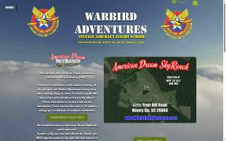 Warbird Adventures website