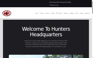 Hunter's Headquarters website
