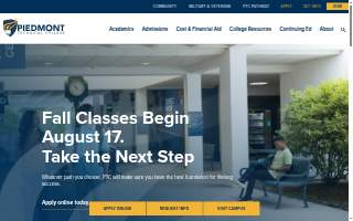 Piedmont Technical College - Lex Walters Campus - Greenwood website
