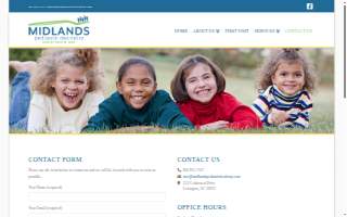 Midlands Pediatric Dentistry website