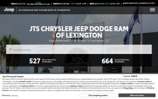 JTs Chrysler Dodge Jeep RAM of Lexington website