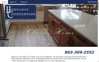 Hornaday Countertops website