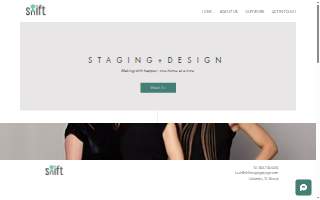 Shift Staging and Design website