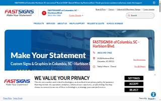 FASTSIGNS of Columbia, SC - Harbison Blvd. website