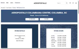 Aéropostale website