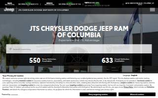 JTs Chrysler Dodge Jeep Ram of Columbia - Formerly Dodgeland website