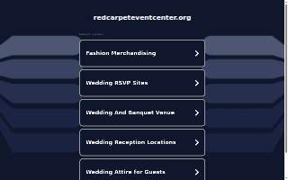 Red Carpet Event Center website