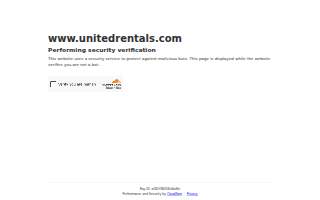 United Rentals – Customer Equipment Solutions website
