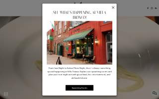 Villa Tronco Italian Restaurant website