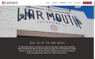 The War Mouth website