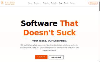 Skelpo Inc. website