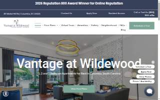 Vantage at Wildewood website