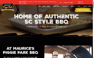 Maurice's BBQ Piggie Park website