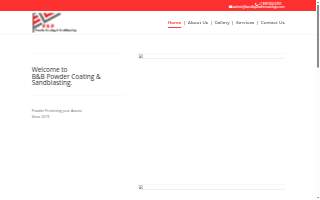 B&B Powder Coating website