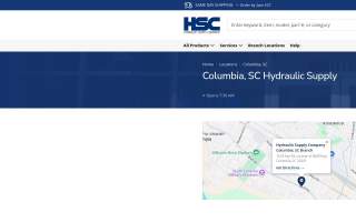 Hydraulic Supply Company (HSC) of Columbia website
