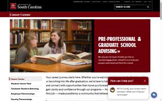 University of South Carolina - Career Center website