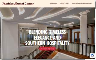 Pastides Alumni Center website