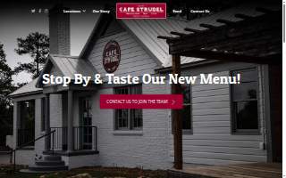 Cafe Strudel West Columbia website