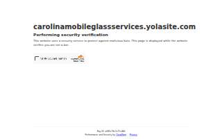 Carolina Mobile Glass Services website