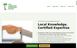 Carolina Appraisal Group website