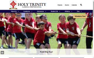 Holy Trinity Classical School website