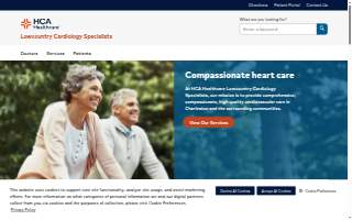 HCA Healthcare Lowcountry Cardiology Specialists - Moncks Corner website