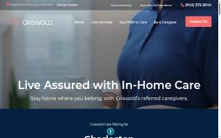 Griswold Care Pairing for Charleston website