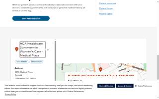 HCA Healthcare Summerville Women's Care - Medical Plaza website