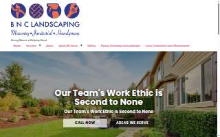 BNC Landscaping website