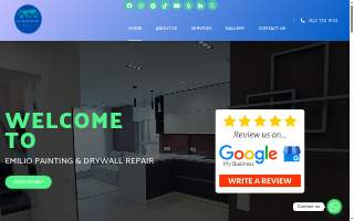 Emilio Painting and Drywall Repair website