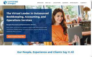Strickland Strategies website